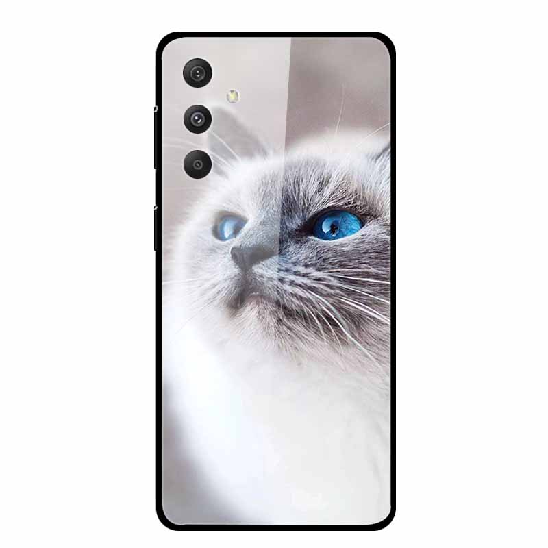 Tempered Glass Case For Samsung Galaxy S24 Plus Case Hard Glass Back Cover Soft Bumper For Samsung S24 Plus Phone Case S24Plus
