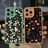 Fashion Luxury Flower Floral Funda Case for Iphone 14 Pro Max Plus 13 12 11 Pro Max XR X XS 8 7 Plus SE 2020 Soft Silicone Shell