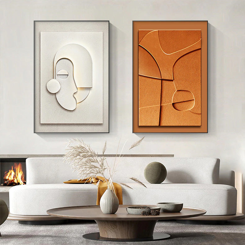Estética Moderna Minimalista Abstracta Arte de Pared Impresiones en Lienzo de Bellas Artes Para Apartamento Sala de Estar Oficina en Casa Decoración Artística Sin Marco