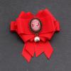 Men Retro Bow Brooch Ribbon Rhinestone Bowknot Necktie Lapel Pins Men Suit Shirt Collar Wedding Party Jewelry Gifts
