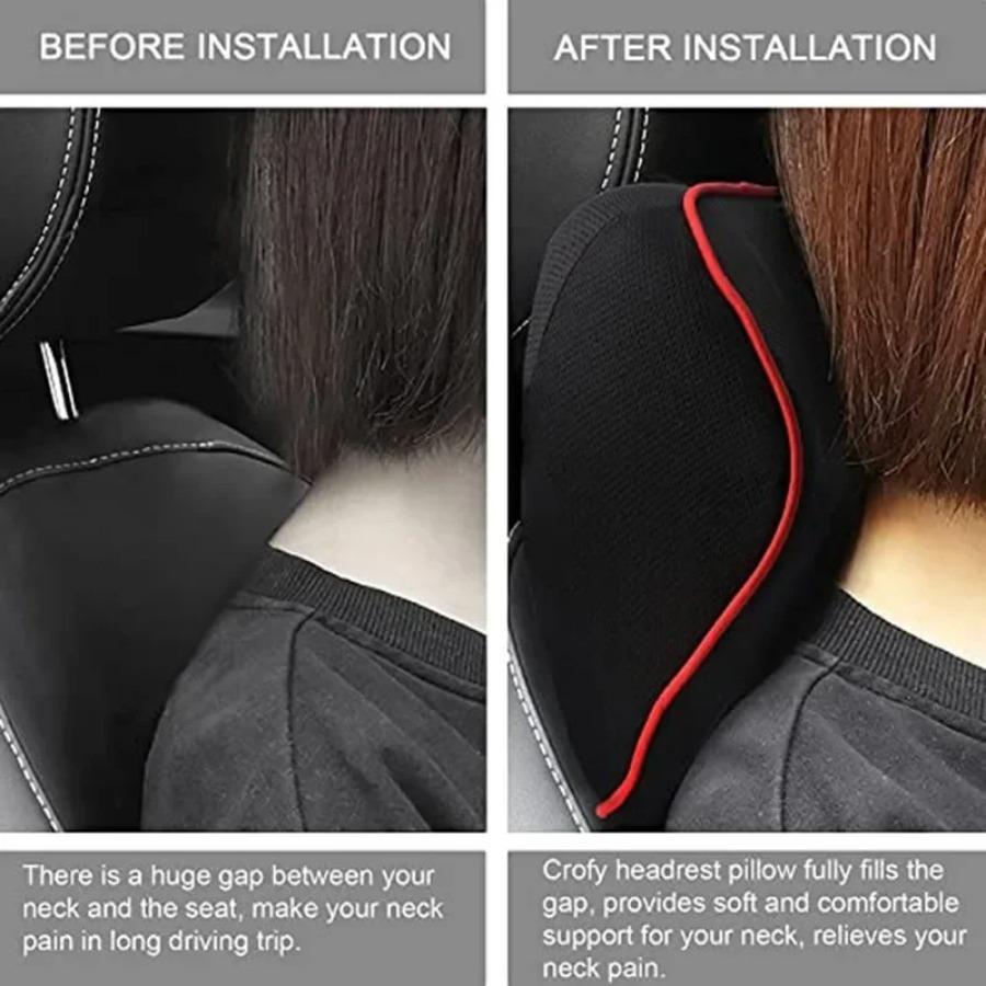 Auto Kopfstütze Nacken Kissen Auto Auto Hals Kissen Memory Foam Atmungsaktive Kopf Unterstützung Neck Rest Schutz Autos Innen