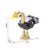 Flamingo Eagle Crow Parrot Ostrich Woodpecker Bird Paradise Animal Kindergarten Gift Children's Brickheadz Assembly Block Toys