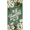 Hawaiianisches Blumen-Strandtuch, Schnelltrocknend für Sport, Spa, Yoga, Hotel, Fitnessstudio, Kreuzfahrt, Geschenk