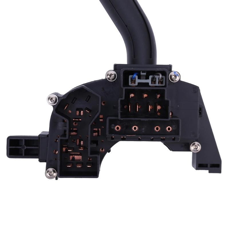 YL3Z13K359ABA Multifunction Combination Stalk with Wiper and Washer Position Symbols for 1999-2003 F150, Black ABS Housing and Existing Wiring Layout,