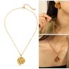 Bohemian Beach Jewelry Spirals Conch Pendant Necklace for Women Waterproof Stainless Steel Trendy Gift
