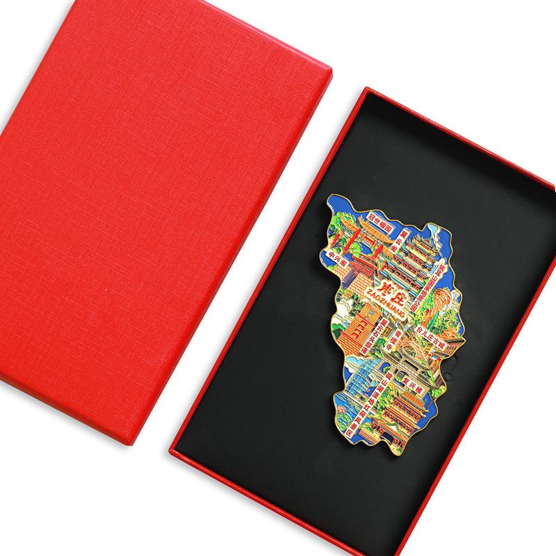 Binzhou Gelber Fluss Turm Magnet, Haifeng Pagode & Zhonghai Park. Kulturtourismus-Geschenk.