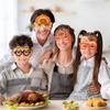 Happy Thanksgiving Day Glasses Turkey Glasses Party Supplies Easy To Use For Home Office Classroom