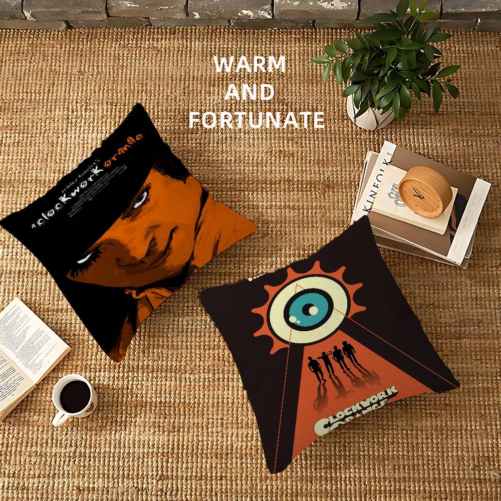 Movie A Clockwork Orange Pillow Cover Sofa Cushion Cover Home Room Decoration Children Gift