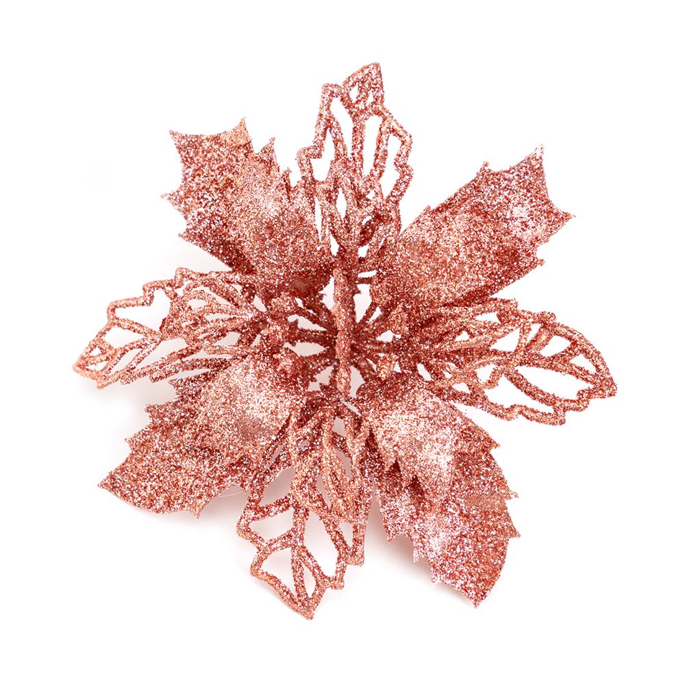 10Pcs Artificial Flowers 11/16CM Fake Flower For Home Decor Party Supplies Christmas Decoration Ornaments Garland Accessories