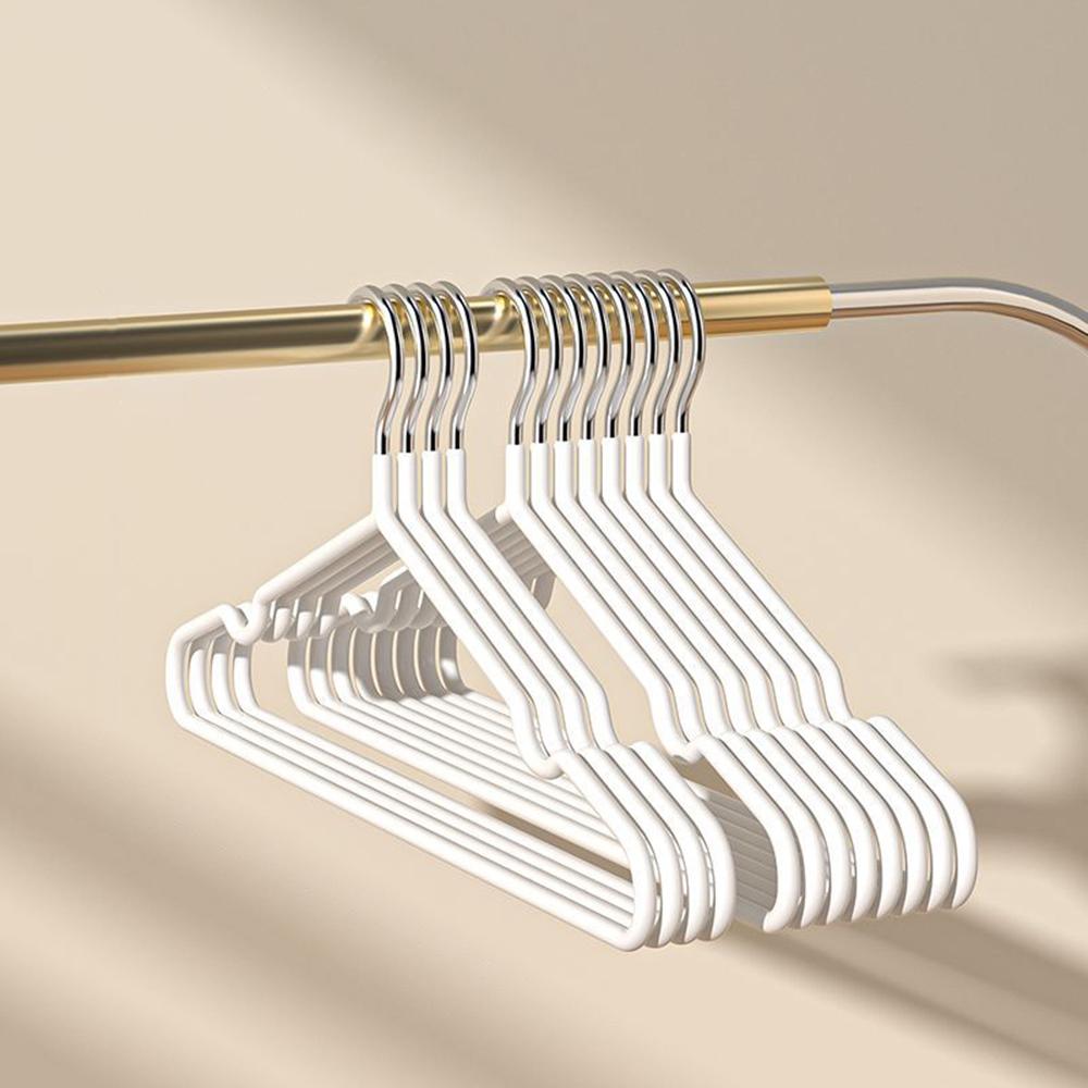 Non Slip Drying Hangers Non Marking Clothes Hangers for Home Use Metal Thick Clothes Hangers Storage Bedrooms Wardrobes Adult