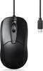 Perix PERIMICE-209U Basic Wired USB Mouse with 1000DPI Optical Sensor and 3 Buttons, Black
