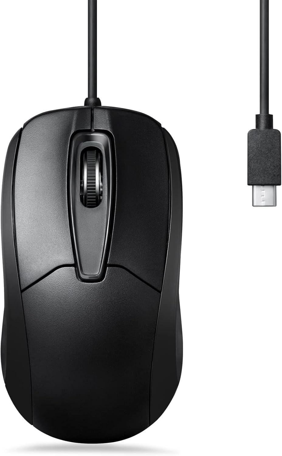 

Perix PERIMICE-209U Basic Wired USB Mouse with 1000DPI Optical Sensor and 3 Buttons, Black