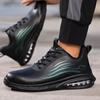 Men's Spring Steel Toe Safety Shoes – Anti-Smash, Anti-Puncture, Euro Standard, Fashionable Workwear.