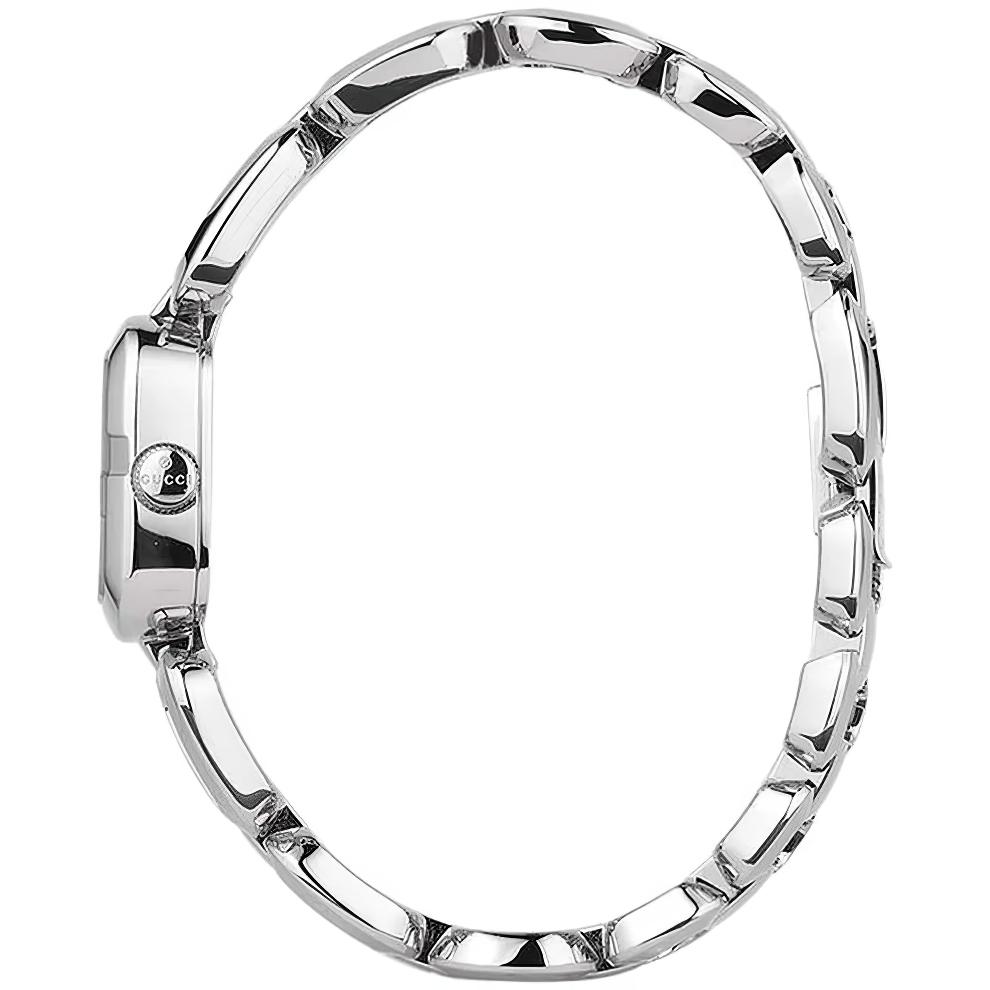 Gucci YA125502 stříbrné dámské hodinky Mother of Pearl
