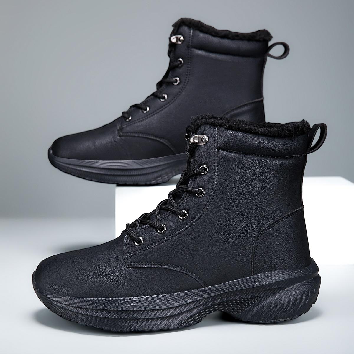 Winter cotton shoes snow boots keep warm 36 чёрный 4840₽