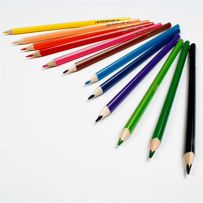 Premium Quality Triangular Colored Pencils. Ref 38093