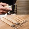 Pottery Clay Scraper Tool Widen Sawtooth Clay Texture Tool Paste Amending Tool Ceramic Sculpture Clay Plastic Bamboo Handle