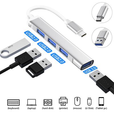 High Speed Data Transmission Expander USB 3.0 Splitter Type-C 3.1 Dock Station USB C HUB