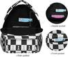 Schwarz Weiß Schachbrett Rucksack Kariert Schultasche Tagesrucksack Reise Wandern Camping Schule Laptoptasche
