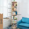 360° Rotating Children's Bookshelf: Floor-Standing, Desktop Pine Wood Storage Rack