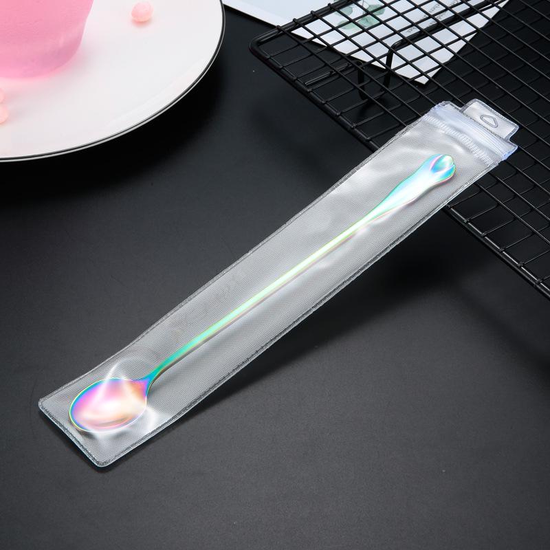 Golden Long Handle Stainless Steel Stirring Spoon and Ladle