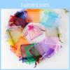 Premium 10pcs Organza Bags For Presenting Pretty Gifts At Weddings And Parties