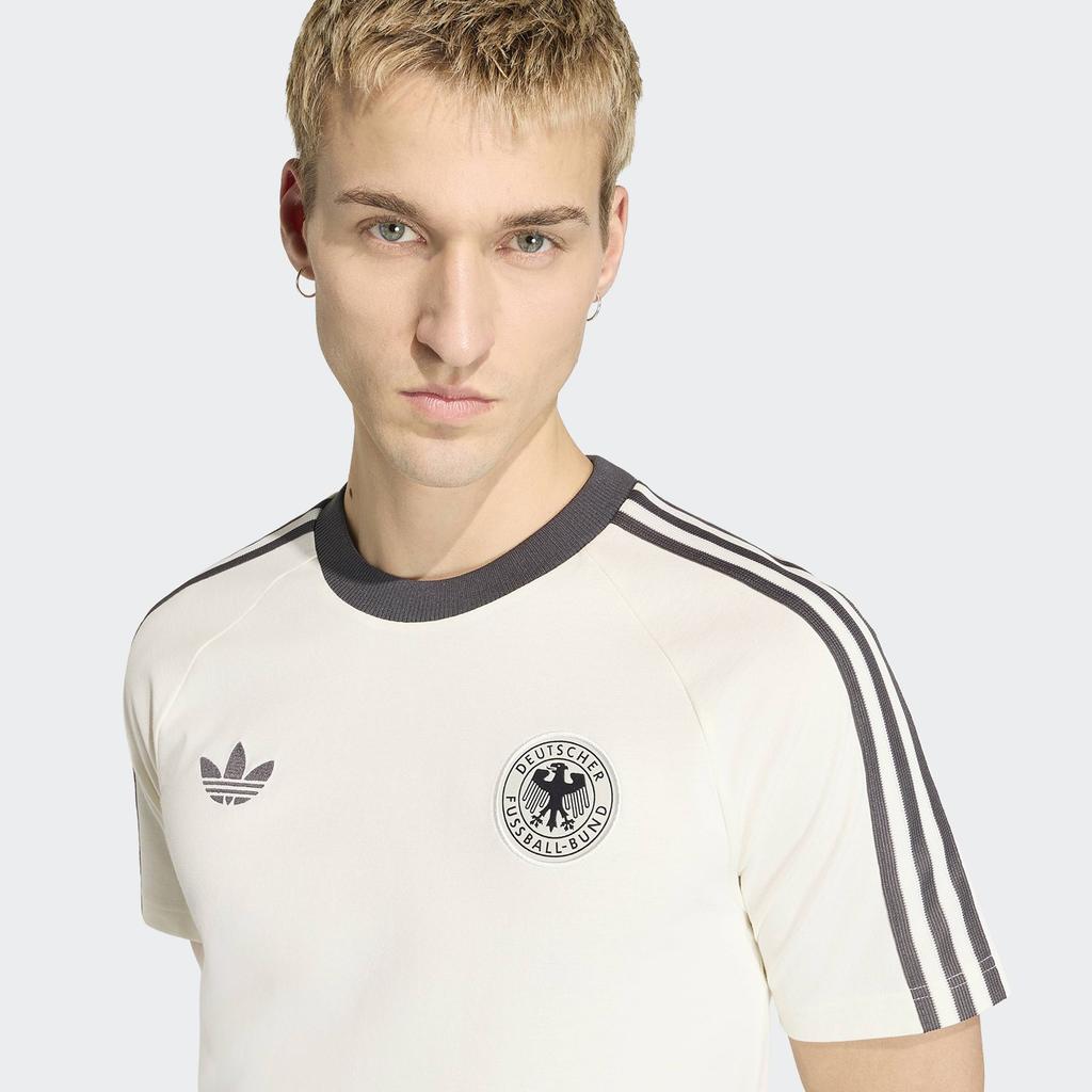 Adidas Originals T Shirts Men's Jade White Crew Neck Moderate