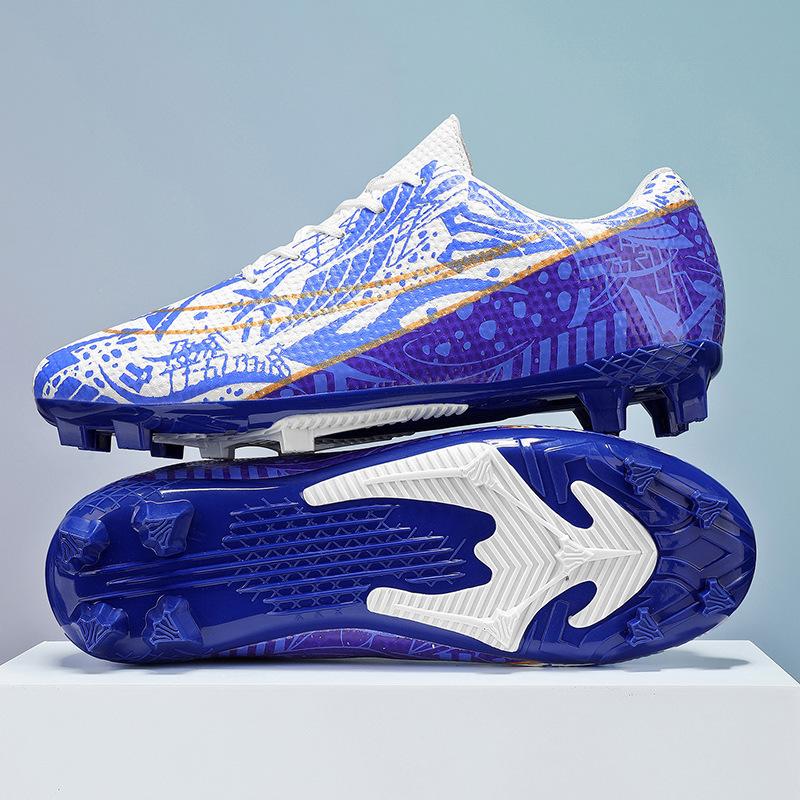 High-top adult football shoes men's and women's TF broken nails artificial turf AG long nails student training football shoes