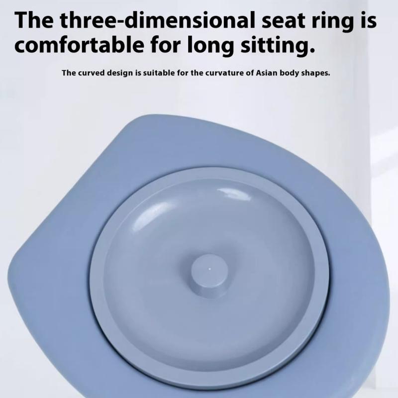 Camping Toilet Seat Cover Light Weight Compact Plastic Toilet Seat Lid Potty Seat Removable Movable Toilet Lid Enduring