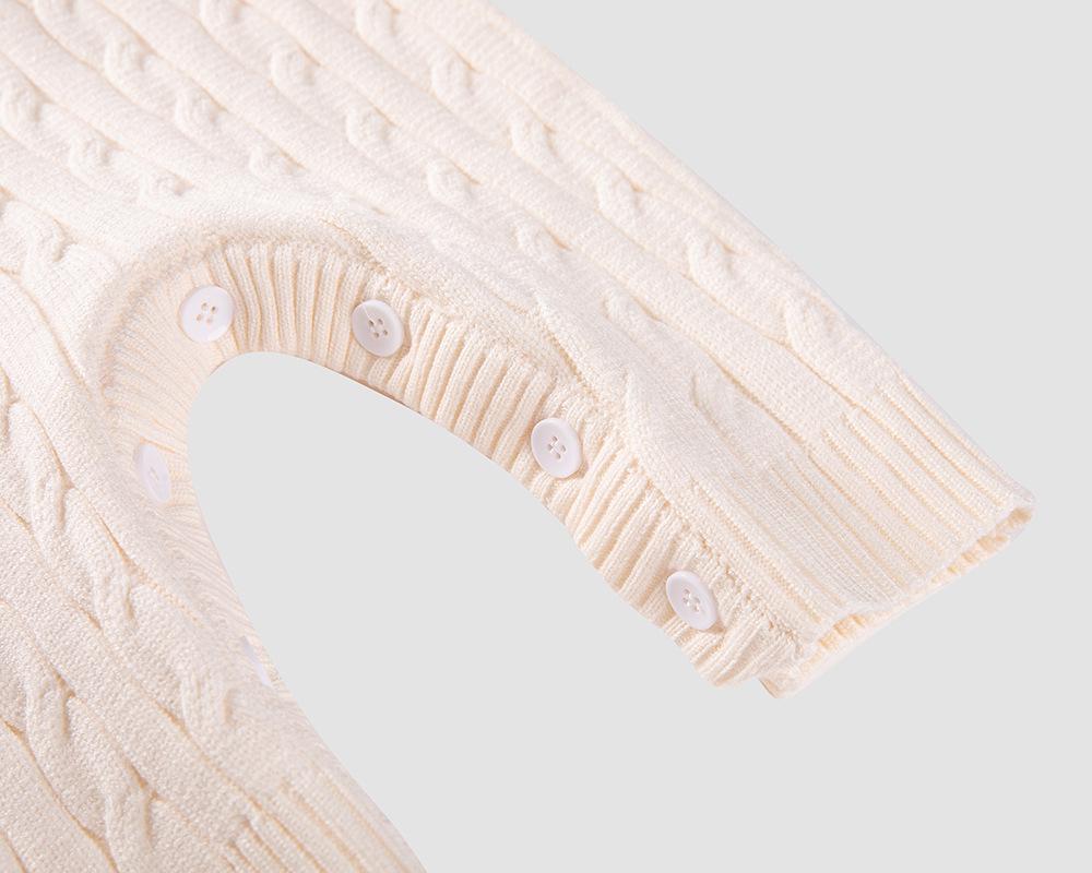 Neugeborenen Herbst Strick Strampler - Super Süß & Modisch Vollmond Outfit