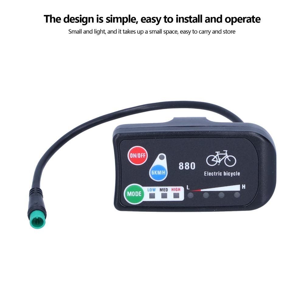 PVC E-Bike Display 36V 48V Power Supply E-Bike Display Meter  Electric Modification