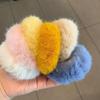 1Pc Fluffy Warm Autumn Winter Elastic Hair Band Scrunchies Large Intestine Hair Ring For Women Girls Plush Hair Rope Hairwear