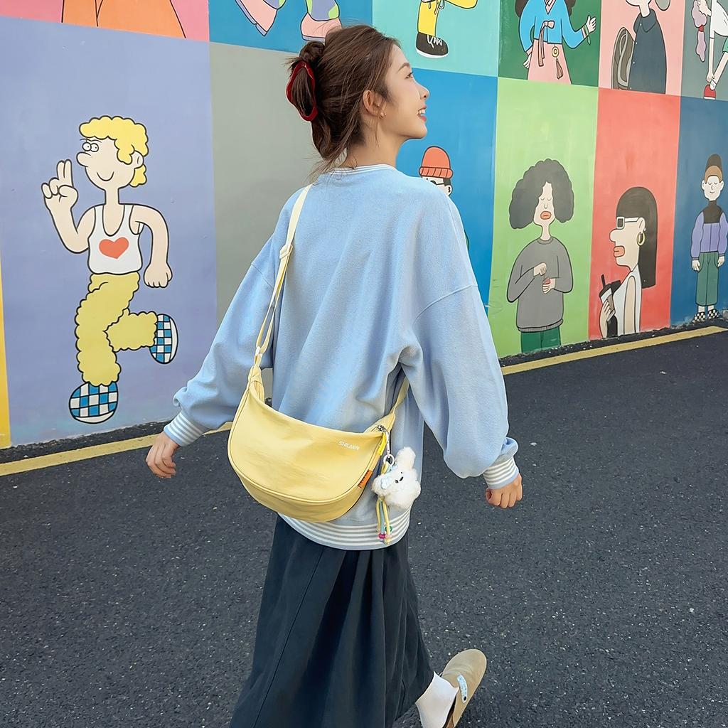 Bag Women'S Autumn And Winter Super Fire Commuter Dumpling Bag Student Fashion Versatile One Shoulder Crossbody Niche Design