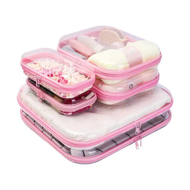 Lightweight Travel Packing Bags With Sealing Zippers For Clothing And Accessories