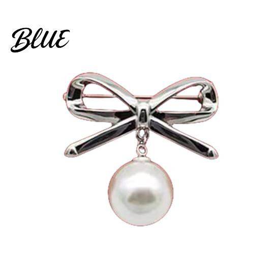 Shawl Safety Pin Brooch Women Bowknot Shape Anti-Rust Finish Clip