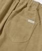 COLUMBIA UNIVERSITY Trajan Label All-Round Corduroy Pleats Long Skirts_Beige