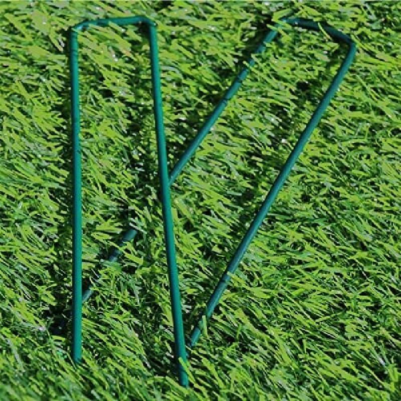 Shaped U Nail Pins Metal Fixed Plant Lawn Garden Pegs Stake Robust Netting