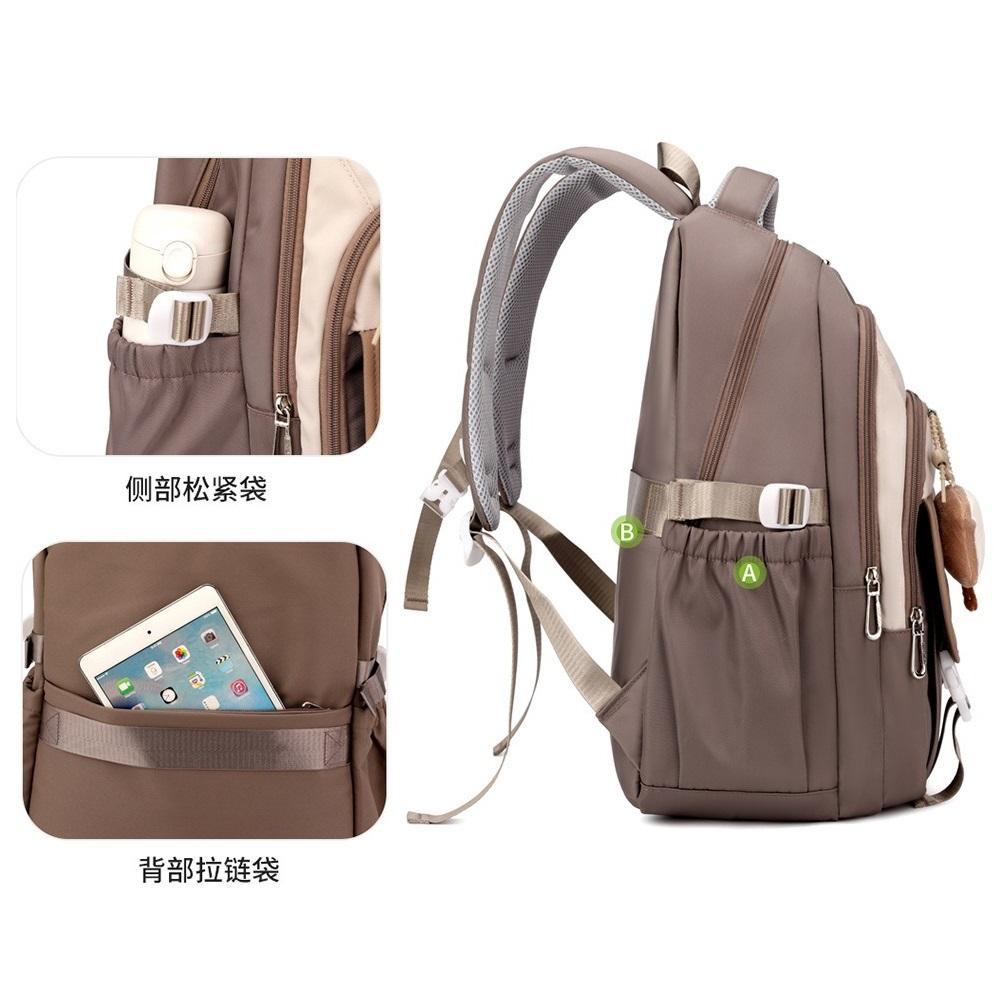 School Bags Polyester Waterproof Backpack and Shoul Bag Set (34*24*47cm)