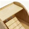 Hamster Sandkasten Holz mit Leiter Hamster Sandbadewanne zur Anreicherung Haustierpflege Komfort Zuhause Käfig Lebensstil Wellness Hygiene