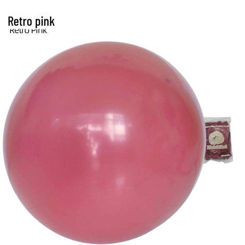 36-Inch Thickened Latex Round Macaron Balloon for Birthday Party Decoration