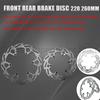 For KTM HUSQVARNA GASGAS Motorcycle Front 260mm Rear 220mm Brake Disc Rotor 6 Holes Steel Plate SX SXF XC XCF EXC EXCF XCW FC TE