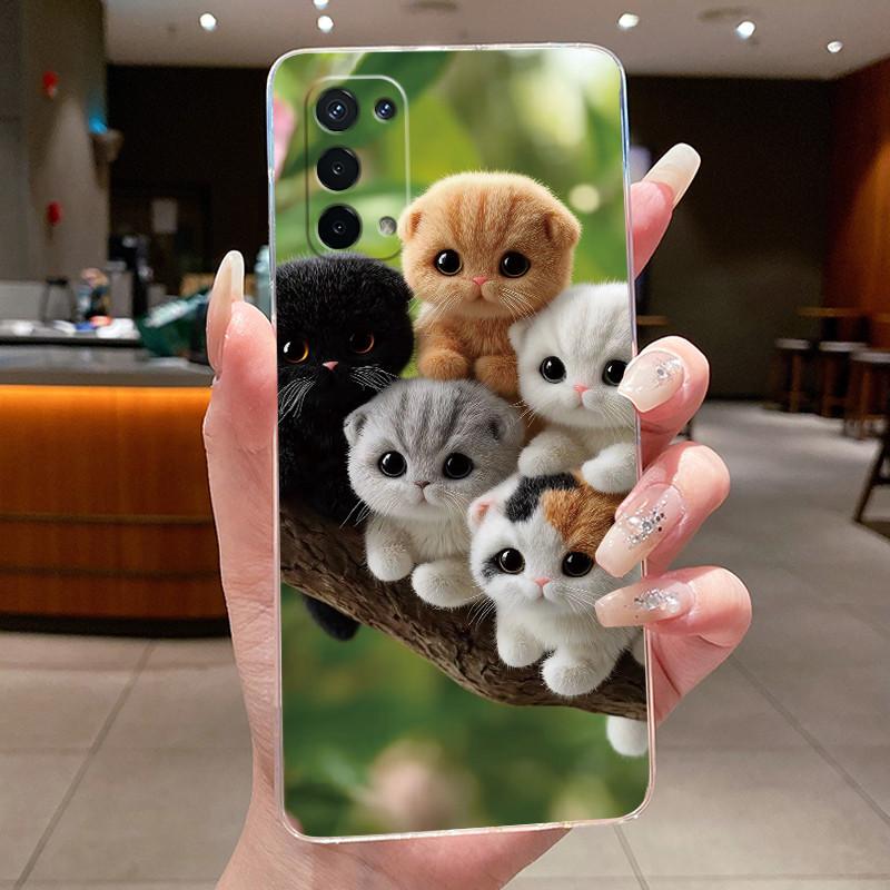 Casing For OPPO A74 5G CPH2197 Phone Case Luxury Dragon Cute Cool Boys Girls Pattern Soft silicone Back Cover Transparent Shell