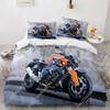 Comforter New Motorcycle Bedding Set Single Twin Full Queen King Size Motorcycle Bed Set Aldult Kid Bedroom Duvet Sets 3D Anime 038