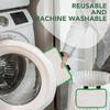 Reusable and Washable Replacement Mop Pad Offering Enhancing Absorption and Quick Dry Fabric Suitable for Steam Mops