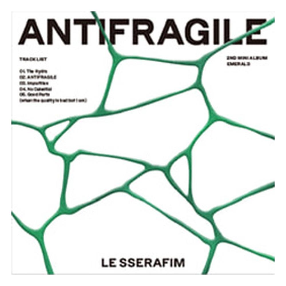[Auf Lager] (Le Sserafim) - 2 [Antifragil] (Kompakte Ver.) GREEN pink