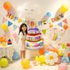 Ins Wind Children'S Birthday Scene Arrangement Decoration Boy Girl Balloon Family Simple Party Atmosphere