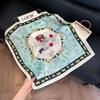 Mother's Day Silk Scarf Muse Festival Gift Simulation Silk Silk Scarf Premium Spring and Summer Square Scarf 71 Silk Decorative Small Scarf