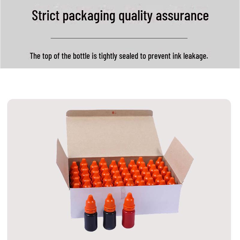 10ML Gold Photosensitive Quick-Dry Ink for Color Cover & Seal - Special Consumable