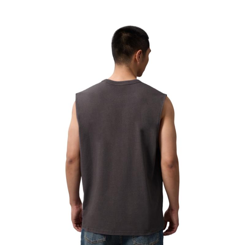 Calvin Klein Casual Commuting Simple Solid Color Comfortable Versatile Sleeveless Tank Top Men Tops 4RB254G