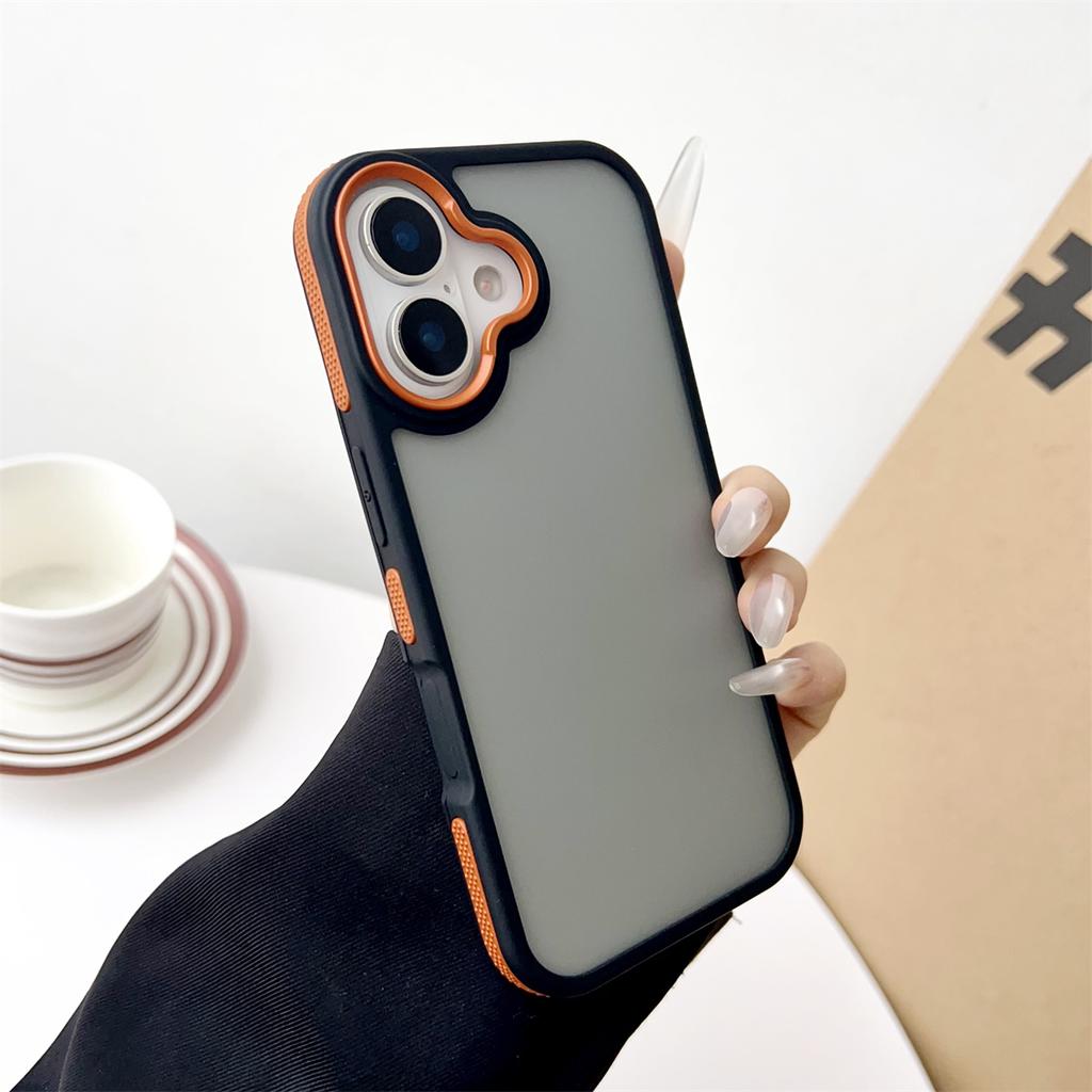 Frosted Transparent Phone Case for IPhone Air 17 16 Plus 15 14 13 12 11 Pro Max 16E TPU Skin Feel Protection Bumper Cover